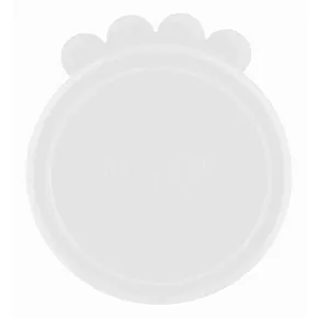 Viečko na konzervy, silikónové veľké 10,6 cm/1 ks transparentné